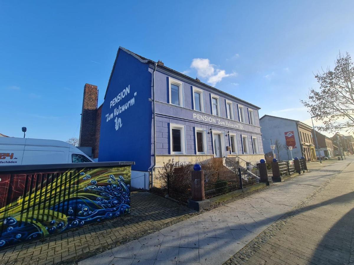 Pension Zum Holzwurm Wittenberge Exterior foto